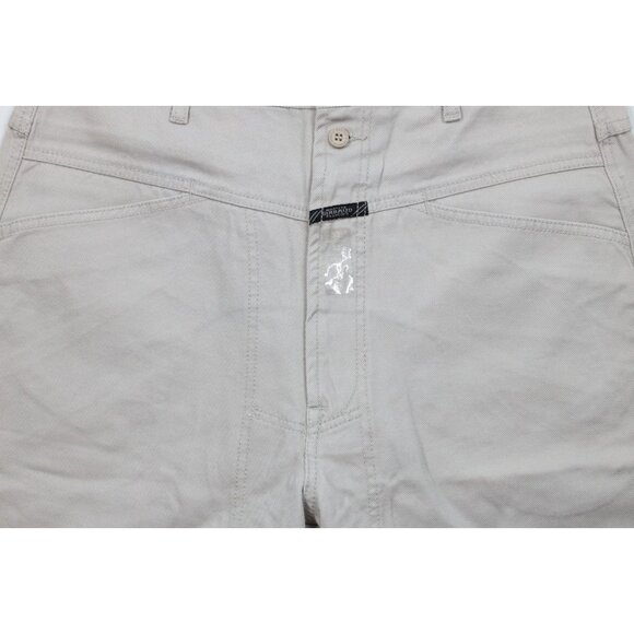 Deadstock Vtg 90s Marithe Francois Girbaud Mens 33 Baggy Denim Jean Shorts Gray - Picture 3 of 11